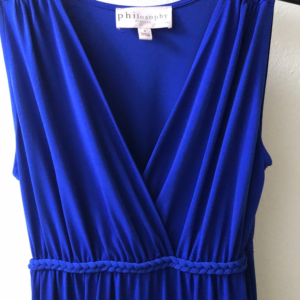 Royal blue maxi dress